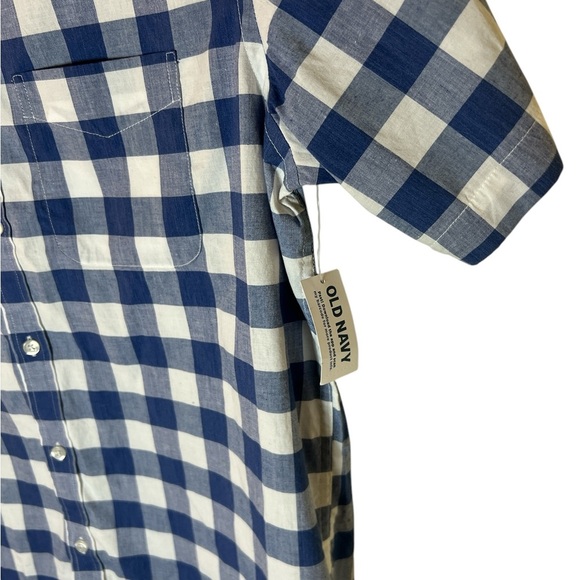 NWT Old Navy Blue Men's Shirt Sz M - Picture 4 of 5